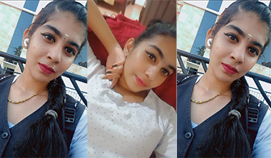 Slim Horny Mallu Girl Pressing Her Boobs Showing Her Bf